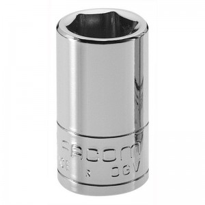 Vaso FACOM 1/4" 6 caras métricos - R