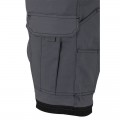 Bermuda VELILLA CANVAS STRETCH, gris/negro - 103029S