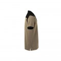 Polo STRETCH VELILLA bicolor manga corta, beige arena/negro - 105519S