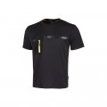 Camiseta manga corta termorregulada U-POWER CHRISTAL negro Black Carbon - FU248BC