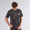 Camiseta manga corta termorregulada U-POWER CHRISTAL negro Black Carbon - FU248BC
