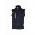 Chaleco stretch repelente al agua U-POWER SATURN azul Deep Blue - PE181DB