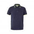 Polo VELILLA bicolor con raya de marga corta - 105505