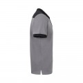 Polo de manga corta STRETCH VELILLA bicolor, gris/negro
