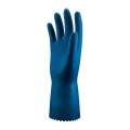 Guante sin soporte de látex satinado color azul - 611B JUBA