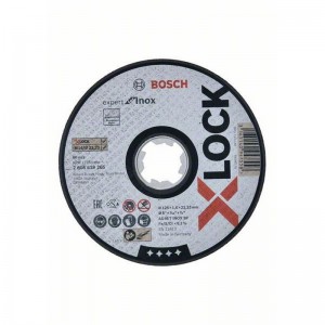 Disco de corte X-LOCK BOSCH Expert for Inox recto 125x1,6x22,23, AS 46 T INOX BF, 125 mm, 1,6 mm - 2608619265