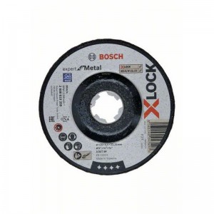 Disco X-LOCK BOSCH Expert for Metal 125x6x22,23, desbaste con rebaje A 30 T BF, 125 mm, 6,0 mm - 2608619259