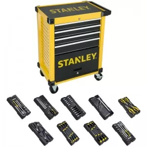Carro de herramientas completo STANLEY de 4+1 cajones y 144 herramientas - STHT0-80442