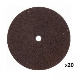 Discos DREMEL® abrasivos de corte, diámetro 24mm, pack de 20 unidades - 2615042032