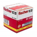 Taco de nylon FISCHER SX 12x60, caja de 25 unidades