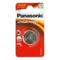Pila de botón litio PANASONIC CR2430 3V en blister
