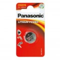 Pila de botón litio PANASONIC CR2016 3V en blister