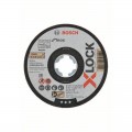 Disco de corte BOSCH X-LOCK para Inox, lata 25 unidades