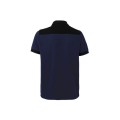 Polo STRETCH VELILLA bicolor manga corta, azul navy/negro - 105519S