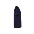 Polo STRETCH VELILLA bicolor manga corta, azul navy/negro - 105519S
