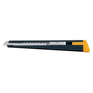 Cutter OLFA de bloqueo automático con mango metálico - 180-BLACK