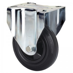 Rueda ALEX fija 17ZV200-PSN goma negra - 2-0875