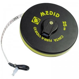 Cinta Métrica 25 metros MEDID Fibra de Vidrio 25mx15mm - 121025GF