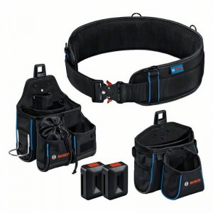 Kit Cinturón Porta Herramientas BOSCH + Fundas GWT2, GWT4 + 2 ProClick Holders