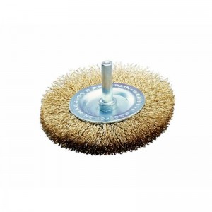 Cepillo disco JAZ acero latonado 1/4", BDER