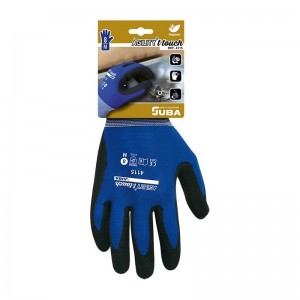 Guante de Nylon®/Elastano recubierto de nitrilo en combinación con poliuretano de base acuosa T-Touch® - H4115