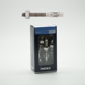Minicaja anclaje metálico macho INDEX MTH INOX homologado - VMI