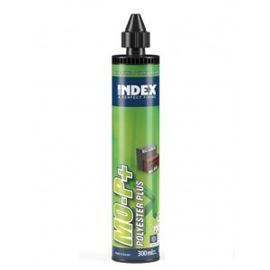 Anclaje químico INDEX MOP300 Poliéster Plus homologado, cartucho 300 ml - MO-P+