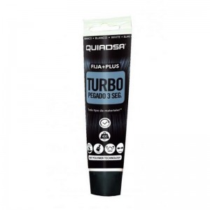 Polímero blanco QUIADSA FIJA+PLUS TURBO agarre 3 seg 125 ml