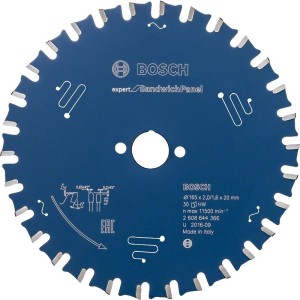 Disco de sierra circular BOSCH Expert para Panel Sandwich 165x2.0x20 mm 30 z - 2608644366