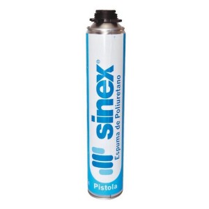 Espuma de poliuretano SINEX para aplicar con PISTOLA, 750 ml