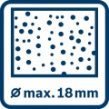 Martillo perforador SDS plus a batería BOSCH GBH 18V-18 en caja de cartón - 0611927000