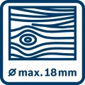 Martillo perforador SDS plus a batería BOSCH GBH 18V-18 en caja de cartón - 0611927000