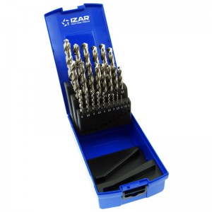Juego de brocas IZAR DIN338 25 unidades - 1456 - 1-13X0,50 HSSE INOX (1020) - 24638
