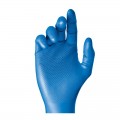 Guante desechable GRIPPAZ® de nitrilo ambidiestro, escamado, sin polvo - 580 JUBA