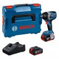 Atornillador llave de impacto a batería BOSCH GDS 18V-750 C + 2 x 5.0 Ah + cargador en L-BOXX - 06019L9003