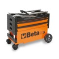 Carro portaherramientas BETA vacío, compacto y extensible para exteriores ROJO - BETA C27S R
