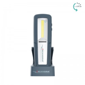 Linterna recargable LED SCANGRIP UNIFORM con base de carga 500 lúmenes - 03.6208
