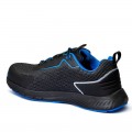 Zapato de seguridad SPARCO TRACTION SUZUKA ESD S1PS SR FO HRO, Negro / Azul claro