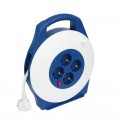 Alargador enrollacable extensible IP20 TAYG 4 tomas 3x1.5mm con termostato 3.200W 10 metros