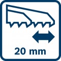 Sierra de calar a batería BOSCH GST 18V-95 B en caja