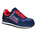 Zapato de seguridad SPARCO GYMKHANA REDBULL ESD S3S SR HRO, azul marino/rojo