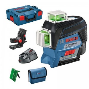 Nivel Láser BOSCH GLL 3-80 CG + Batería 2.0ah + Cargador + Soporte BM1 - 0601063T00