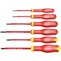 Juego de 6 destornilladores FACOM aislados planos PH 1.000 voltios - ATPVE.J6PB