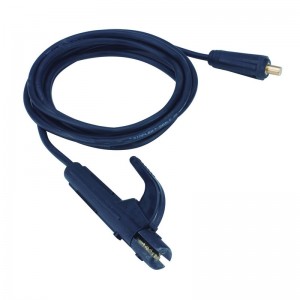 Cable con pinza porta electrodos 16mm en 4 mts conector 10-25