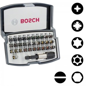 Juego de 32 puntas de atornillar profesionales BOSCH - 2607017319