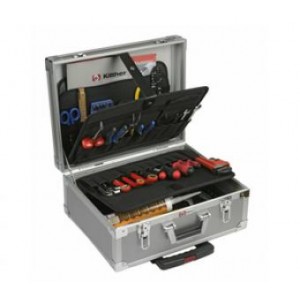 Maletín Herramientas Profesional KITTHER Aluminio 46cm 22l - Asa Telescópica