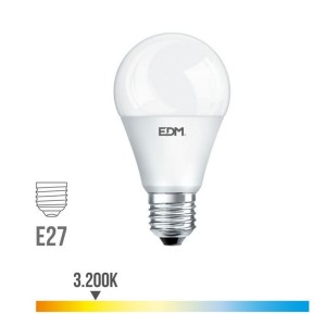 Lámpara led standard EDM E27 15W 1521 lúmenes luz cálida 3200K - 98707