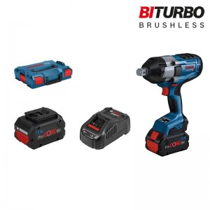 Atornillador de Impacto BOSCH GDS 18V-1050 H 3/4" 1050Nm + 2X5.5Ah + Maleta