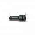Alargadera de impacto BETA con cuadrado macho y hembra 1/2" - L: 75mm - 720/20