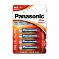 Pilas alcalinas PANASONIC AA en blister de 4 unidades